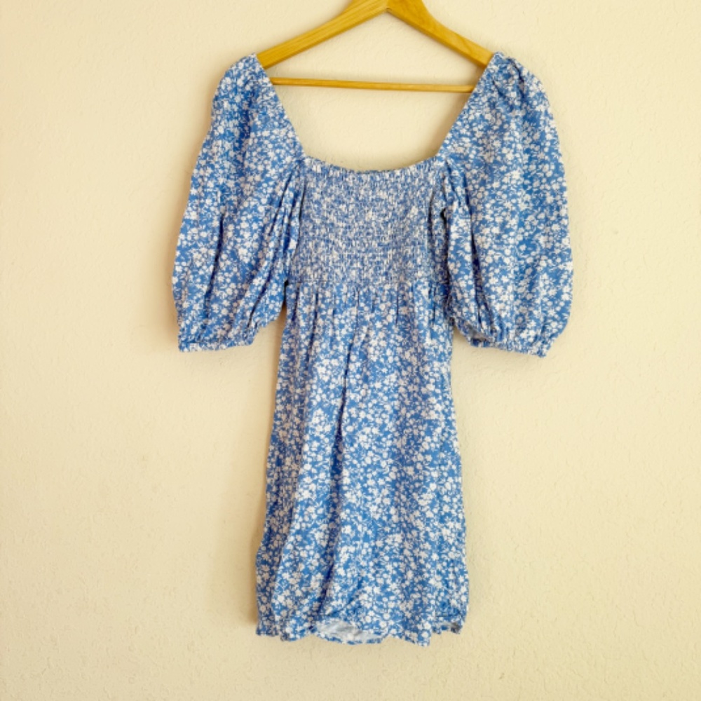 Tuckernuck Blooms On Broad Annie Smocked Linen Dress Size Small - Picture 5 of 6